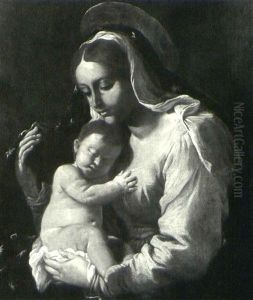 The Madonna And Child by Mattia Preti