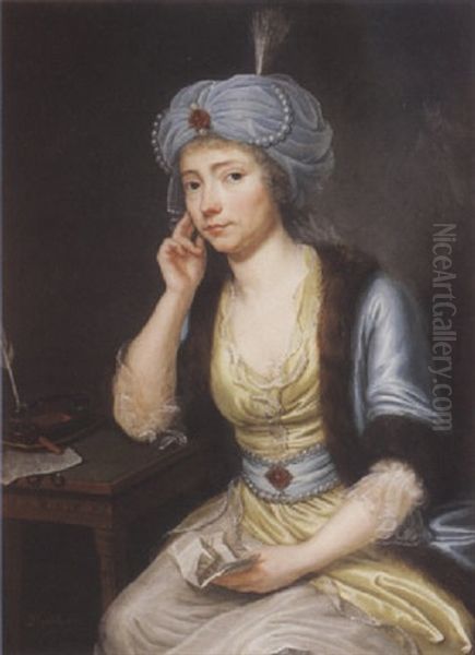 Portrait De Charlotte Marquis En Sultane - view 1