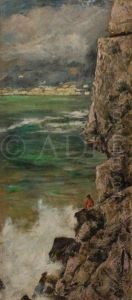 Bord De Mer Agitee by Hermione von Preuschen