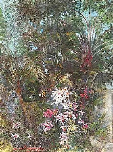 Exotische Gartenlandschaft Auf Madeira - view 1
