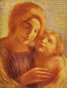 Maternita by Gaetano Previati