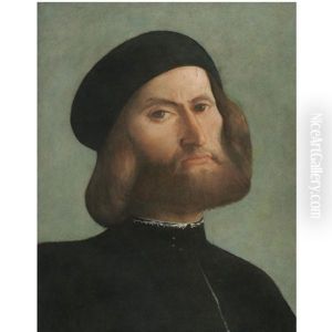 Portrait Of A Gentleman Wearing A Black Hat And Costume