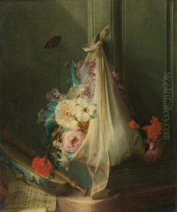Bouquet De Fleurs, Tambourin Et Flute