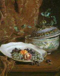 La Soupiere Et La Coupe De Fruits by Alexandre Celeste Gabriel Prevost