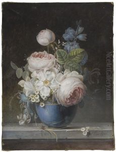 A Bouquet Of Flowers by Jean Louis Prevost