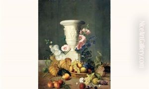 Nature Morte Aux Fleurs, Fruits Et Vase Aux Putti Nature Morte Aux Fleurs, Fruits Et Vase Aux Putti