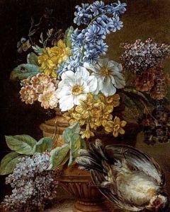 Nature Morte Au Vase De Fleurs