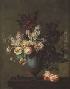 Nature Morte Au Vase De Fleurs