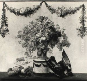 Still Life With A Duck And Basket Of Fruit