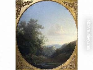 Lecon De Peinture En Exterieur by Nicolas Louis Andre Prevost