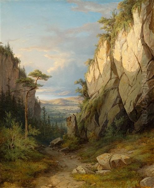 Landscape In The Bernese Alps - view 1