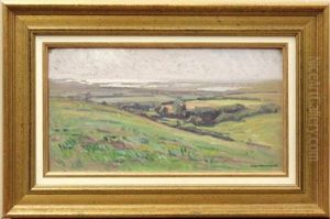 View Of A Landscape From A Hilltop View Of A Landscape From A Hilltop
