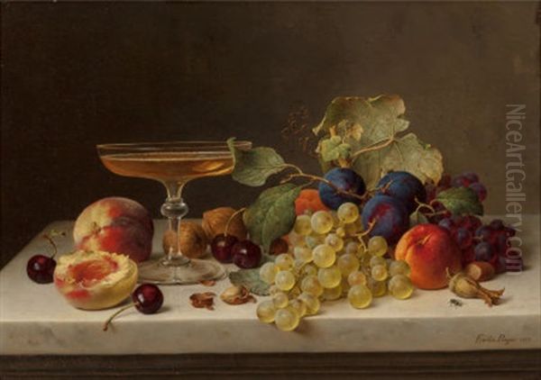 Still Life With Summer Fruits And Champagne, 1875 - view 1