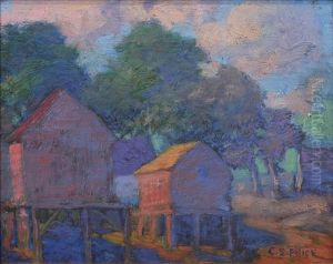 Untitled (monterey Fishing Shacks) by Clayton S. Price
