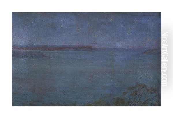 Star Rise Over North And Middle Heads, Grotto Point, Sydney - view 1