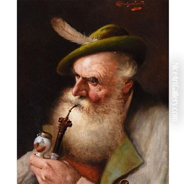 Man With A Pipe - view 1