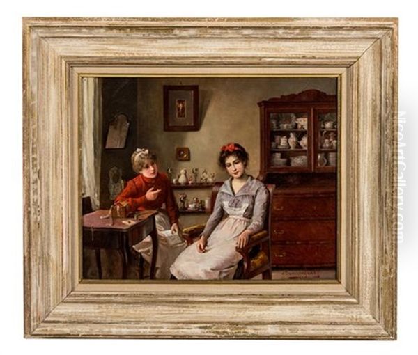 The Love Letter (interior With Two Women) - view 1