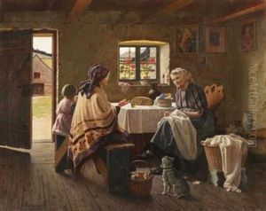 A Friendly Visit by Alois Heinrich Priechenfried
