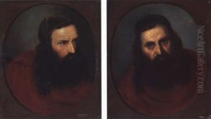 Rabbiner En Face by Alois Heinrich Priechenfried