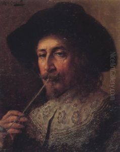 Rauchender Kavalier