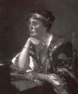 Portrait Of Mrs. Radcliffe by Alfred Priest