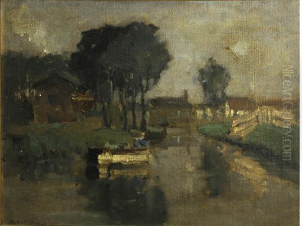 A River View With Houses - view 1