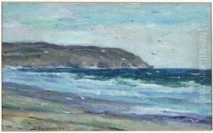 The Sea At Gorleston by Bertram Walter Priestman