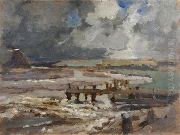 On The Calder, North Wales - view 1