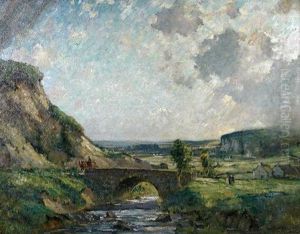 Storm Clouds Over Wharfedale by Bertram Walter Priestman