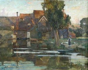 Hartford Mill, Camsix, Felsted, Essex by Bertram Walter Priestman