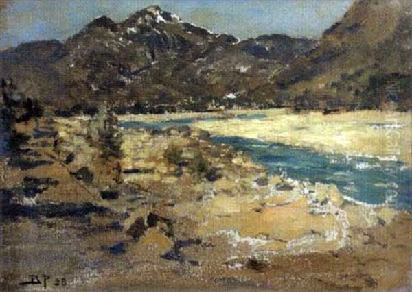 The Maggiore River, Near Ascona - view 1