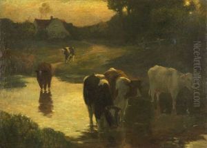Cattle At The Water's Edge Cattle At The Water's Edge