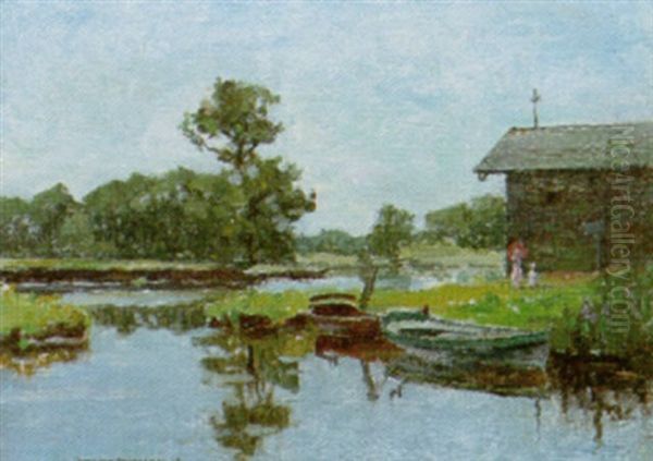 A Favorite Haunt - The Old Boat House On The Rothay - view 1