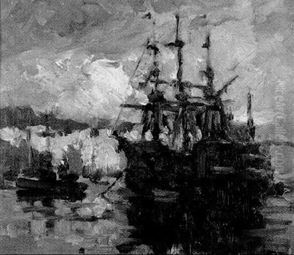 Three-masted Ship - view 1