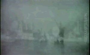 A Misty Morning by Bertram Walter Priestman