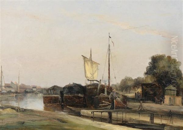 Peniches - Canal De L'ourcq - view 1