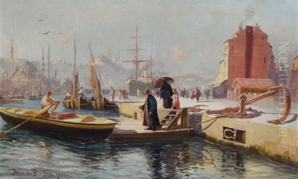 The Ferry At Karakoy, Constantinople - view 1