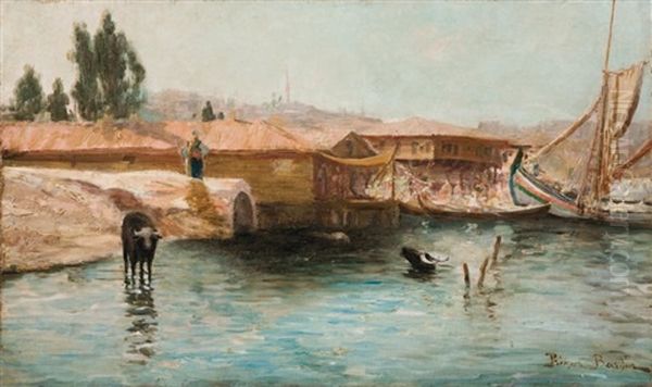 L'embarquement, Rivages Du Bosphore - view 1