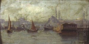 L'arrivee Des Bateaux A Galata