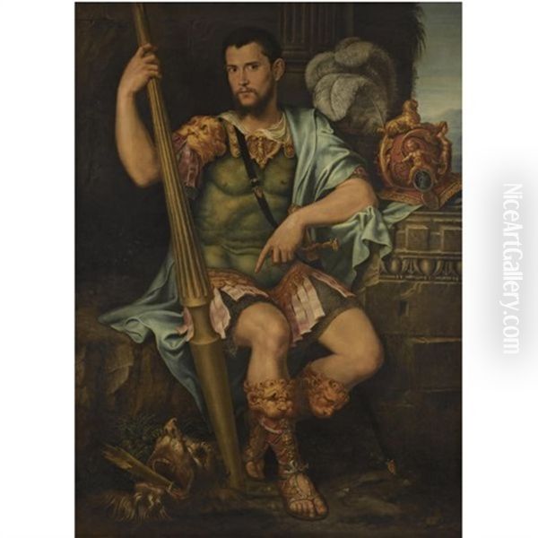 Portrait Of A Nobleman, Jean De Dinteville (?), As St. George - view 1