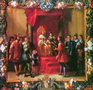 Guillaume-raymond Moncada Besoger Kongen Af Aragonien by Luigi Primo