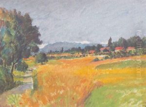 Les Champs Ensoleilles by Andre Julien Prina