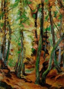 Waldinneres Im Sonnenschein by Andre Julien Prina