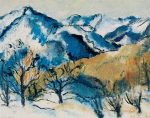 Montagnes De Savoie En Hiver