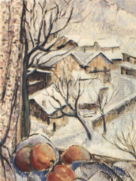 Corbeyrier Sous La Neige - view 1
