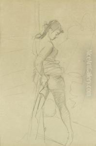 Study For A Young Lady At Her Toilette by Giovanni Boldini