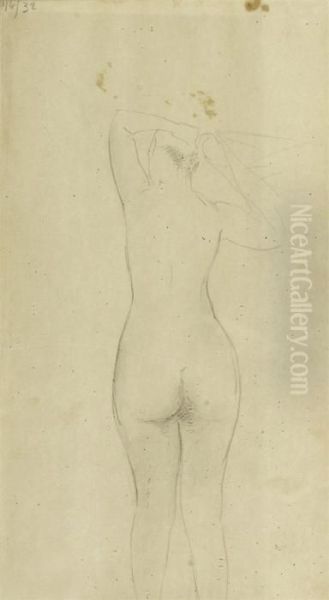 Female Nude From The Back - view 1