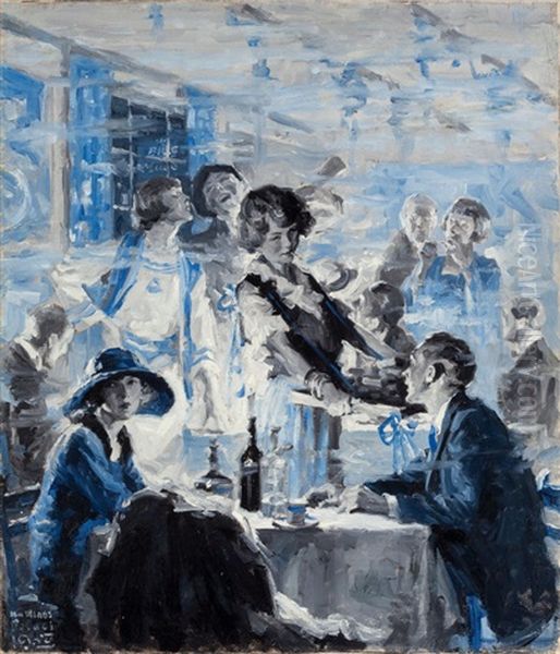 The Blue Mule, Interior Story Illustration - view 1