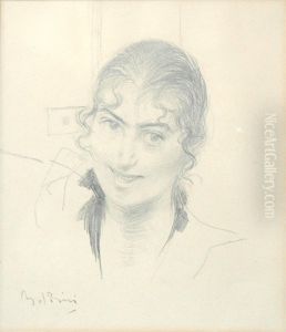 Head Of A Woman by Giovanni Boldini