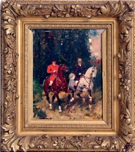 Veneur En Rouge by Rene Pierre Charles Princeteau